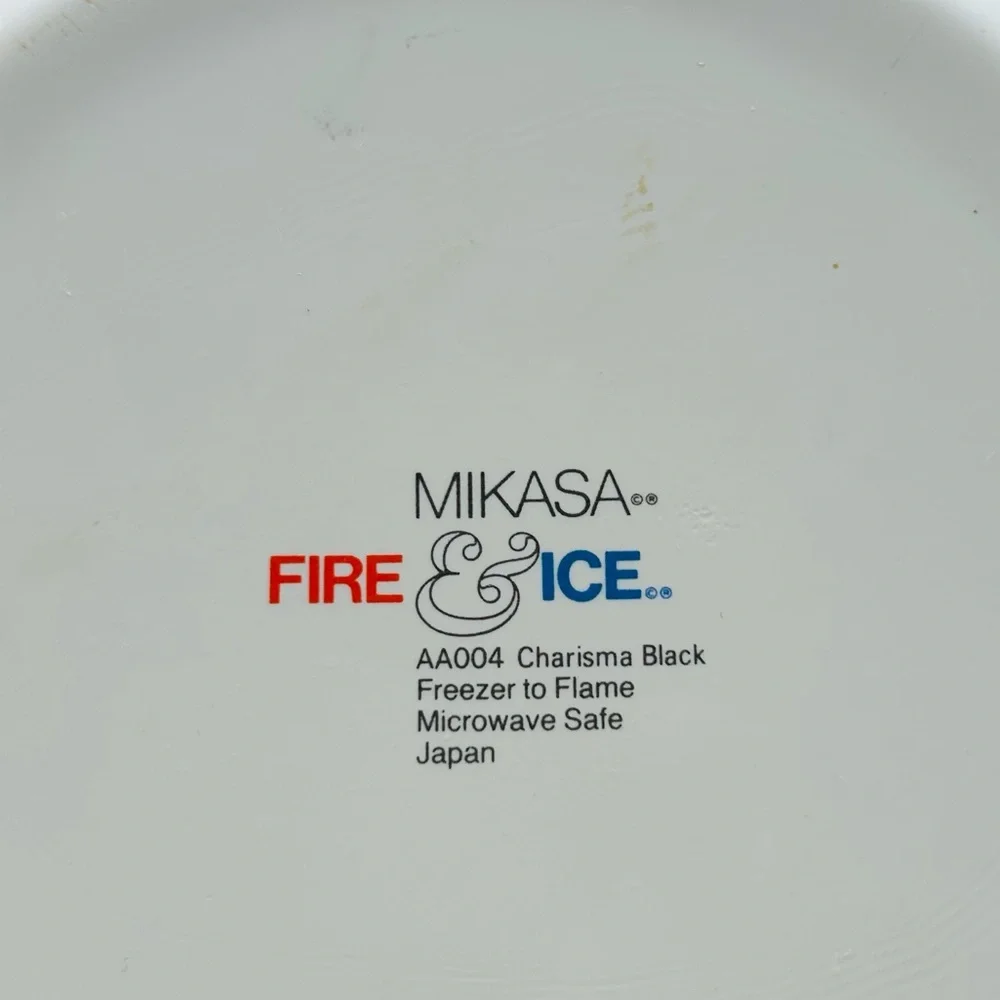 Mikasa Fire & Ice Glass Casarole Dish